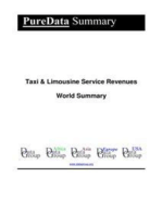 Taxi & Limousine Service Revenues World Summary: Market Values & Financials by Country