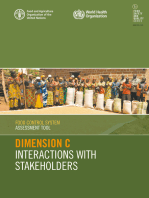 Food Control System Assessment Tool: Dimension C – Interaction with Stakeholders