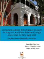 Compendio analítico de los trabajos de grado del Programa académico de fonoaudiología,: Universidad del Valle, 1996-2008. Una directriz para el desarrollo investigativo