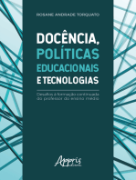 Docência, Políticas Educacionais e Tecnologias:: Desafios à Formação Continuada do Professor do Ensino Médio