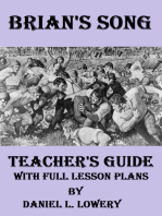 Brian's Song: Teacher's Guide with Full Lesson Plans