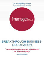 Resumen de Breakthrough Business Negotiation de Michael Watkins