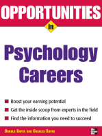 Opportunities in Psychology Careers