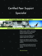 Certified Peer Support Specialist A Complete Guide - 2021 Edition