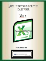 Excel Functions for the Daily User - Vol 2