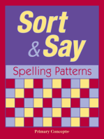 Sort and Say: Spelling Patterns