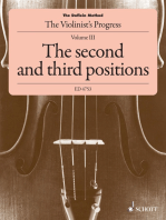 The Doflein Method: The Violinist's Progress. The second and third positions