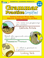 Grammar Practice Simplified: Guided Practice in Basic Skills (Book C, Grades 4-5): Subjects, Predicates, Nouns, Verbs, Adjectives, Adverbs, Punctuation, and More