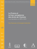 La France et la Cour européenne des droits de l'homme: La jurisprudence en 2009 et 2010