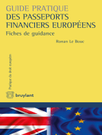 Guide pratique des passeports financiers européens: Fiches de guidance