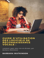 Guide d'utilisation des logiciels de reconnaissance vocale :