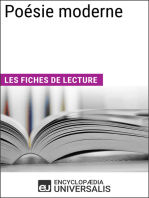 Poésie moderne: Les Fiches de lecture d'Universalis