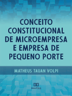 Conceito constitucional de microempresa e empresa de pequeno porte