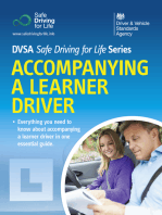 Accompanying a Learner Driver: DVSA Safe Driving for Life Series