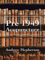 Pre 1949 Acupuncture