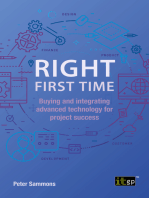 Right First Time: Buying and integrating advanced technology for project success