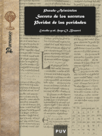 Secreto de los secretos. Poridat de las poridades: Versiones castellanas del Pseudo-Aristóteles Secretum Secretorum