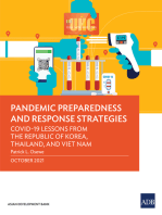 Pandemic Preparedness and Response Strategies: COVID-19 Lessons from the Republic of Korea, Thailand, and Viet Nam