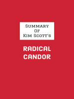 Summary of Kim Scott's Radical Candor