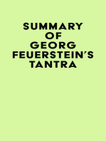 Summary of Georg Feuerstein's Tantra