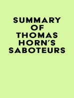 Summary of Thomas Horn's Saboteurs