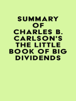 Summary of Charles B. Carlson's The Little Book of Big Dividends