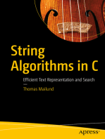 String Algorithms in C: Efficient Text Representation and Search