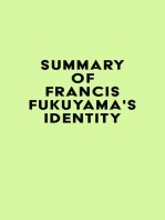 Summary of Francis Fukuyama's Identity