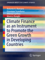 Climate Finance as an Instrument to Promote the Green Growth in Developing Countries