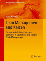 Lean Management and Kaizen: Fundamentals from Cases and Examples in Operations and Supply Chain Management