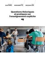 Questions théoriques et pratiques sur l'enseignement explicite