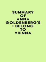 Summary of Anna Goldenberg's I Belong to Vienna