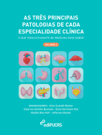 As três principais patologias de cada especialidade clínica