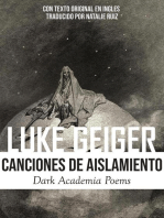 CANCIONES DE AISLAMIENTO: Poemas Oscuros de la Academia: Dark Academia Poems