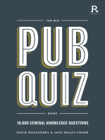 The Big Pub Quiz Book: 10,000 general knowledge questions