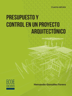 Presupuesto y control en un proyecto arquitectónico - 4ta edición