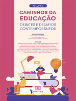 Caminhos da Educação: debates e desafios contemporâneos: - Volume 3