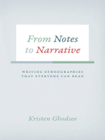 From Notes to Narrative: Writing Ethnographies That Everyone Can Read