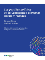 Los partidos políticos en la Constitución alemana: norma y realidad