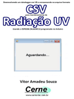 Desenvolvendo Um Datalogger Em Vb E Armazenando No Arquivo Formato Csv Para Monitoramento De Radiação Uv Usando O Esp8266 (nodemcu) Programado No Arduino