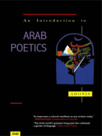 An Introduction to Arab Poetics