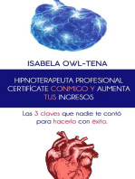 HIPNOTERAPEUTA PROFESIONAL CERTIFICATE CONMIGO Y AUMENTA TUS INGRESOS