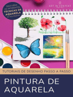 Pintura de Aquarela: Tutoriais de desenho passo a passo