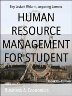 HUMAN RESOURCE MANAGEMENT FOR STUDENT: First Book Human Resource Management for student