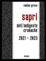 Sapri: Dell'indigeste cronache