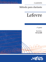 Método para clarinete Lefevre: Primera parte