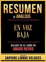 Resumen & Analisis - En Voz Baja - Basado En El Libro De Amado Nervo