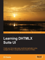 Learning DHTMLX Suite UI: Create your first single-page JavaScript application using multiple DHTMLX components and a touch of HTML5