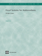 Fiscal Systems for Hydrocarbons: Design Issues