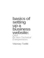 Basics of Setting Up a Business Website: Q&A for Non-Technical Entrepreneurs